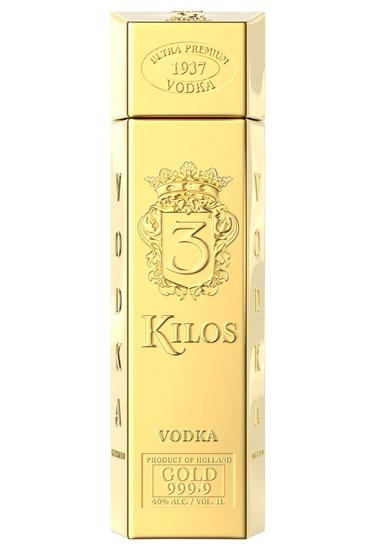 3 Kilos Gold bar Vodka