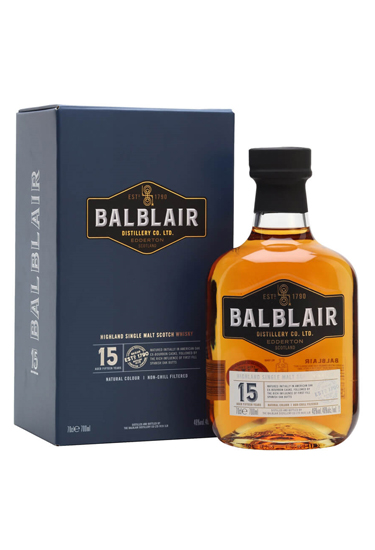 BALBLAIR 15 YO SINGLE MALT