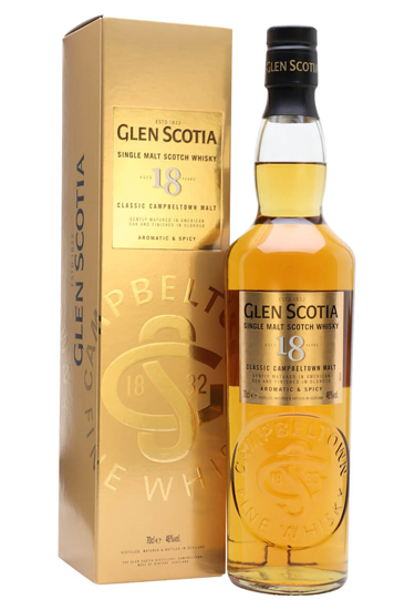 GLEN SCOTIA 18 YEARS OLD MALT